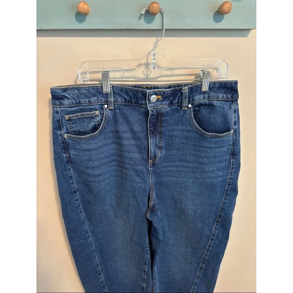 Talbots relaxed barrel jeans size 14